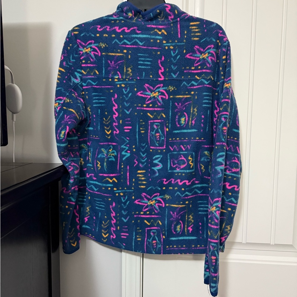 Chubbies navy blue fleece quarter zip. Size small.